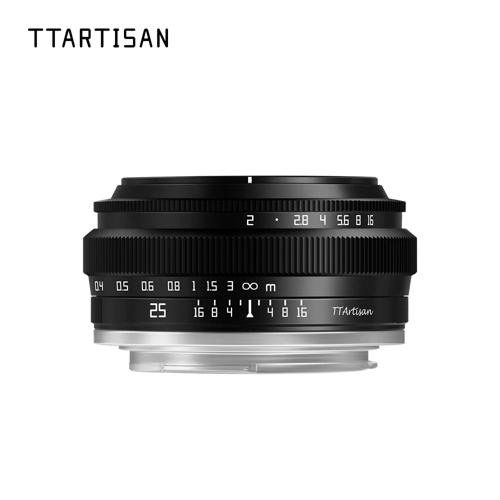 TTArtisan 25mm F2の製品外観