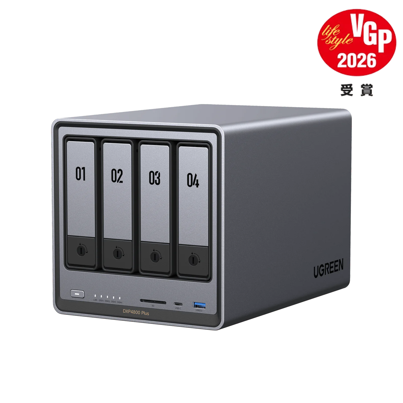 UGREEN NASync DXP4800 Plusレビュー、10GbE搭載4ベイNASの評判と注意点